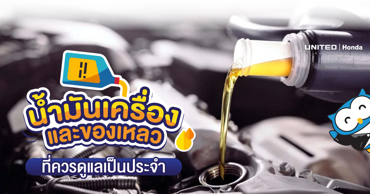 รู้หรือไม่! ของเหลวภายในรถยนต์ที่จะต้องดูแลเป็นประจำมีอะไรบ้าง?