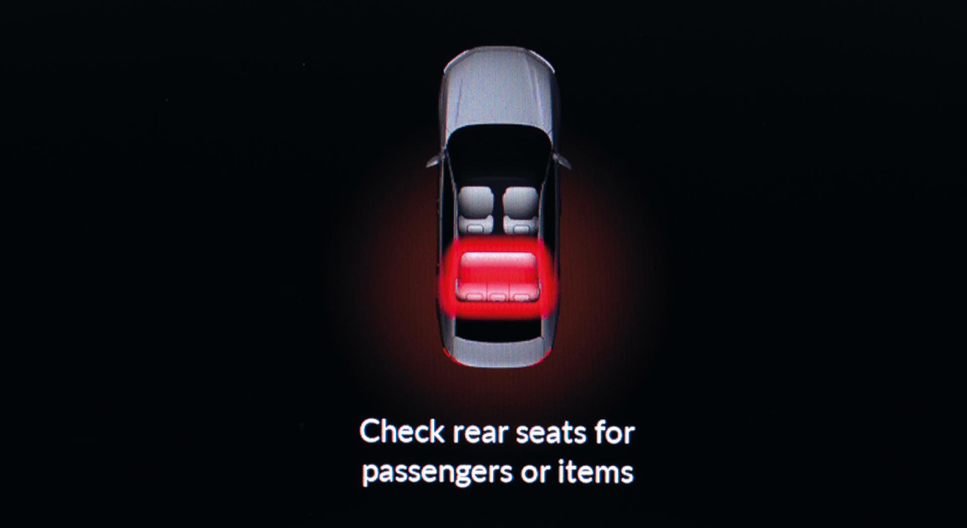 ไฟเตือนเบาะนั่งด้านหลัง (Rear Seat Reminder)